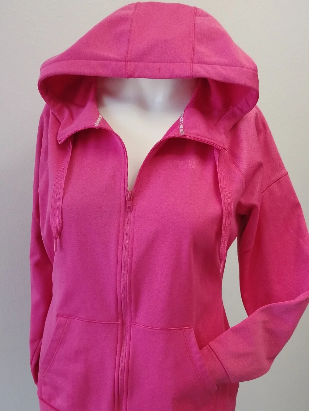 The North Face Women's Suprema Pink Zip-Up Hoodie Jacket XL - Picture 1 of 11